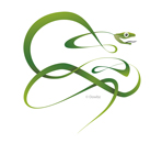 Illustration vectorielle - Snake fit